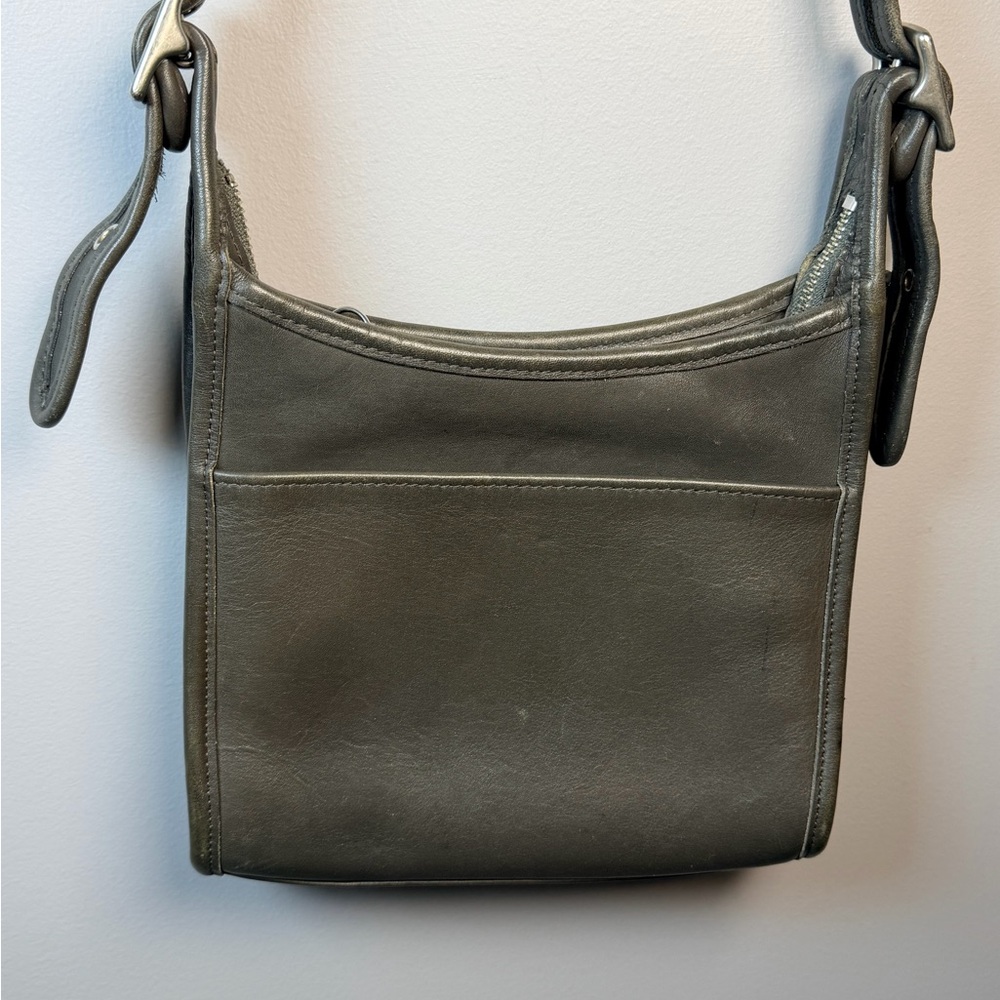 Coach Vintage Legacy Small Zip F9N 9997 Gray Silver Hardware original Hangtag - Picture 7 of 16